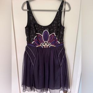 Free People Lotus Flower Party Dress